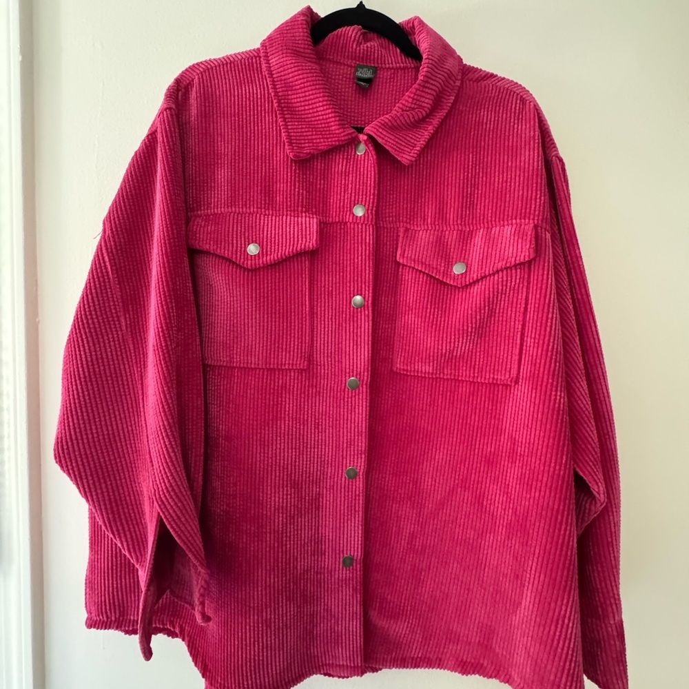 Wild Fable Fuchsia Corduroy Shirt